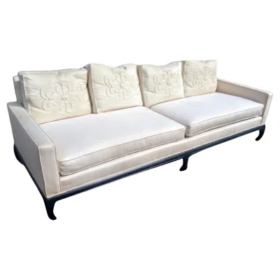 Pre-owned Century Furniture Asian Inspired Sofa In Brown