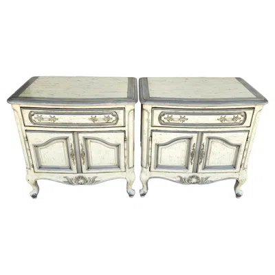 Pre-owned Century Furniture Picklewood Nightstands By  Pair In Brown