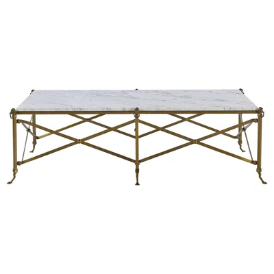 Pre-owned Century Furniture Sainte Croix Cocktail Table In Gray