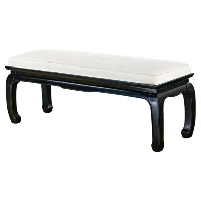 Pre-owned Century Furniture Vintage Chinoiserie Ming Style Bench By Raymond Sobota For  In Brown