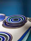 Ceramica Pinto Vietri Hand-painted Ceramic Dinner Plates (set Of 4)  Abask Gift Set