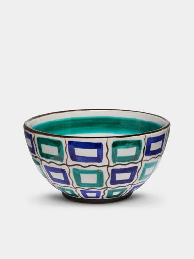 Ceramica Pinto Vietri Hand-painted Ceramic Serving Bowl In Multi