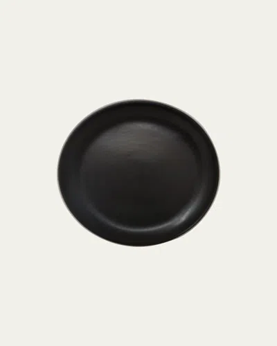 Ceramiche Bucci Raffaello Large Dinner Plate In Nero  Black