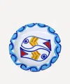 Ceramiche De Simone Fish Pizza Plate In Multi