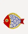 Ceramiche De Simone Fish Plate In Multi