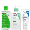 Cerave Foaming 3 Step Double Cleanse And Moisturise Bundle