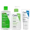 Cerave Hydrating 3 Step Double Cleanse And Moisturise Bundle