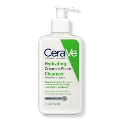Cerave Hydrating Cream-to-foam Cleanser - 8.0 oz