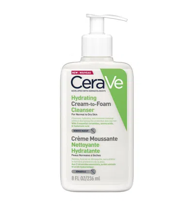 Cerave Hydrating Cream-to-foam Cleanser (236ml) In Multi
