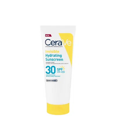 Cerave Invisible Hydrating Sunscreen Spf 30 For Body, Face, & All Skin Types With 3 Essential Ceramides 75 