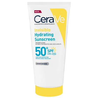 Cerave Invisible Hydrating Sunscreen Spf 50 For Body, Face, & All Skin Types With 3 Essential Ceramides 177