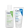 Cerave Travel Size Hydrating Cleanser & Moisturising Cream For Normal To Dry Skin