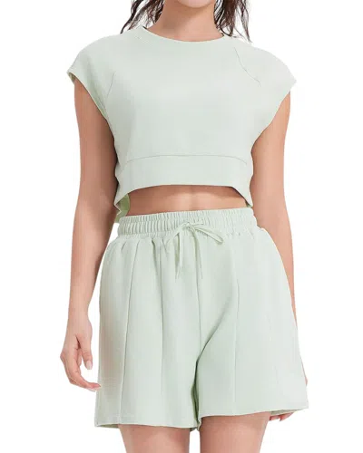 Cercei Studio 2pc Top & Short Set In Green