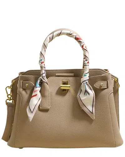 Cercei Studio Leather Satchel In Orange