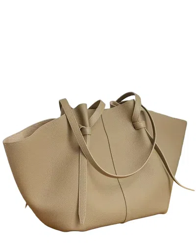 Cercei Studio Leather Tote In Blue