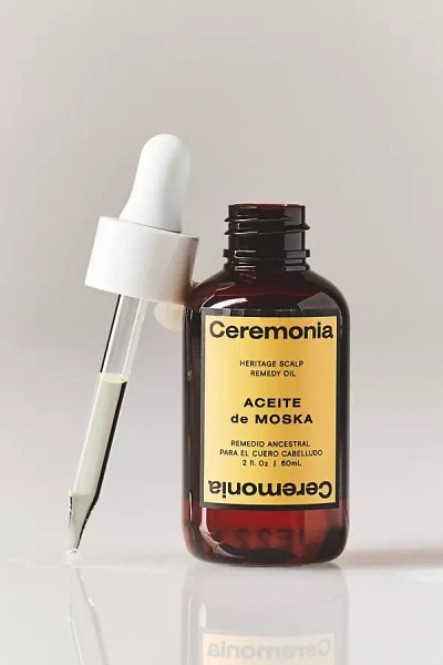 Ceremonia Aceite De Moska Pre-shampoo Scalp & Hair Oil In Brown