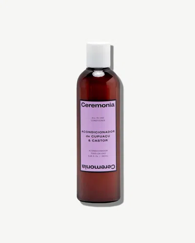 Ceremonia Acondicionador De Cupuaçu & Castor Deep Moisture Conditioner In White