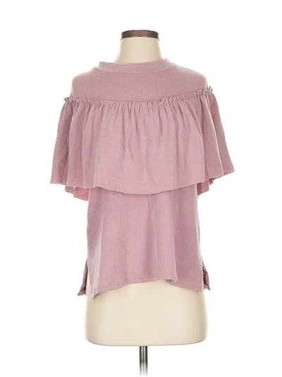 Pre-owned Ceri Hoover Cardigan Sweater In Pink