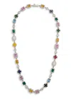 Cernucci Crystal-embellished Necklace In Multi