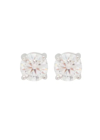 Cernucci Crystal-embellished Sterling Silver Stud Earrings