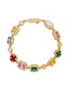 Cernucci Multi Gemstone Motif Bracelet In Multi