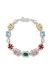 Cernucci Motif Embellished Bracelet In Multi