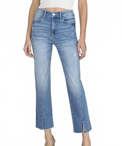 Ceros Evelyn Mid Rise Jeans In Blue