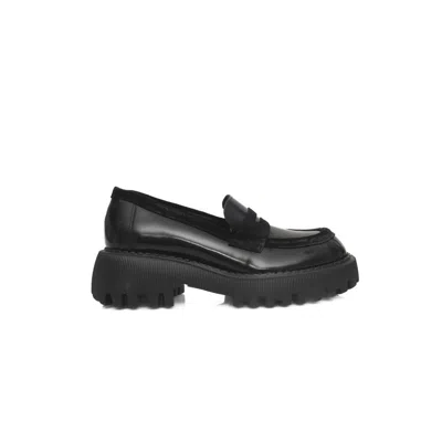 CERRUTI 1881 BLACK CALFSKIN LOAFER