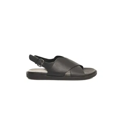 Cerruti 1881 Black Cowhide Men's Sandal