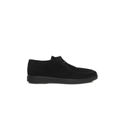CERRUTI 1881 BLACK COWHIDE SHOE