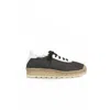Cerruti 1881 Black Polyester Sneaker In Black