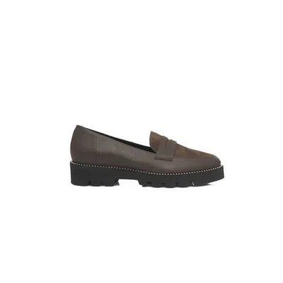 CERRUTI 1881 BROWN COWHIDE LOAFER