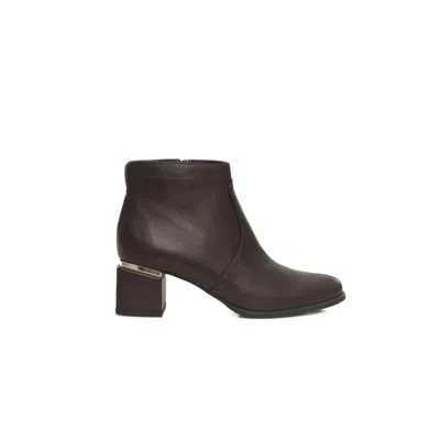 CERRUTI 1881 BURGUNDY COWHIDE WOMEN BOOT