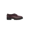 Cerruti 1881 Burgundy Cowhide Women Loafer In Brown