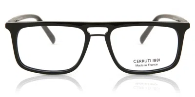 Cerruti 1881 Cerruti Ce6167 01 Occhiali Da Vista Neri Per Uomo (solo Montatura) In Black