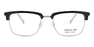 Cerruti 1881 Cerruti Ce6169 04 Men's Glasses Black Size 52 - Free Lenses - Blue Light Block Available In White