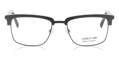 Cerruti 1881 Cerruti Ce6169 01 Men's Glasses Tortoiseshell Size 52 - Free Lenses - Blue Light Block Available In Transparent
