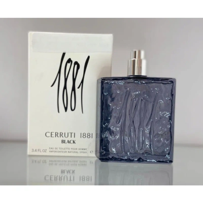 Cerruti 1881 Cerruti Men's 1881 Black Edt 3.4 oz (tester) Fragrances 5050456524020 In White