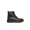 Cerruti 1881 Black Cowhide Boot In Black