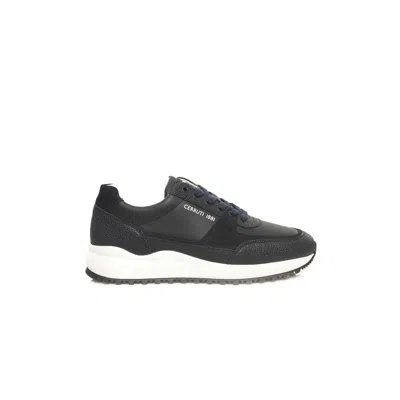 Cerruti 1881 Cowhide Men Men's Sneaker In Blue