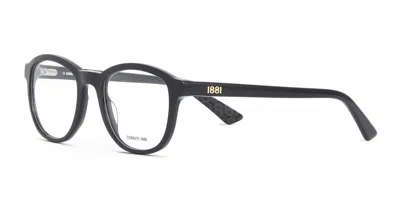 Cerruti 1881 Cr 60064 C1 Occhiali Da Vista Neri Per Uomo (solo Montatura) In Black