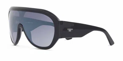 Cerruti 1881 Cr 80058 C1 Occhiali Da Sole Neri Per Uomo In Black