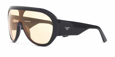 Cerruti 1881 Cr 80058 C4 Occhiali Da Sole Neri Per Uomo In Black