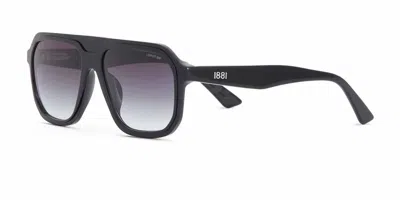 Cerruti 1881 Cr 80065 C1 Occhiali Da Sole Neri Per Uomo In Black