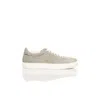 Cerruti 1881 Gray Cow Leather Sneaker In Gray