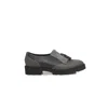 Cerruti 1881 Gray Cowhide Loafer In Black