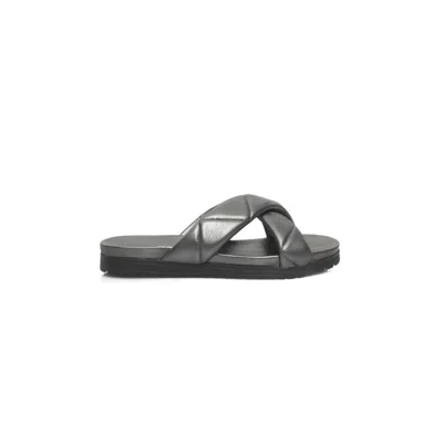 CERRUTI 1881 GRAY SHEEPSKIN SANDAL