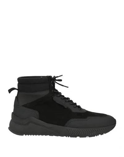 Cerruti 1881 Man Ankle Boots Black Size 9 Synthetic Fibers