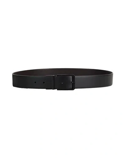 Cerruti 1881 Man Belt Black Size 39.5 Calfskin