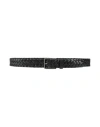 Cerruti 1881 Man Belt Black Size 39.5 Cow Leather In Black